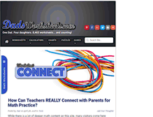 Tablet Screenshot of dadsworksheets.com
